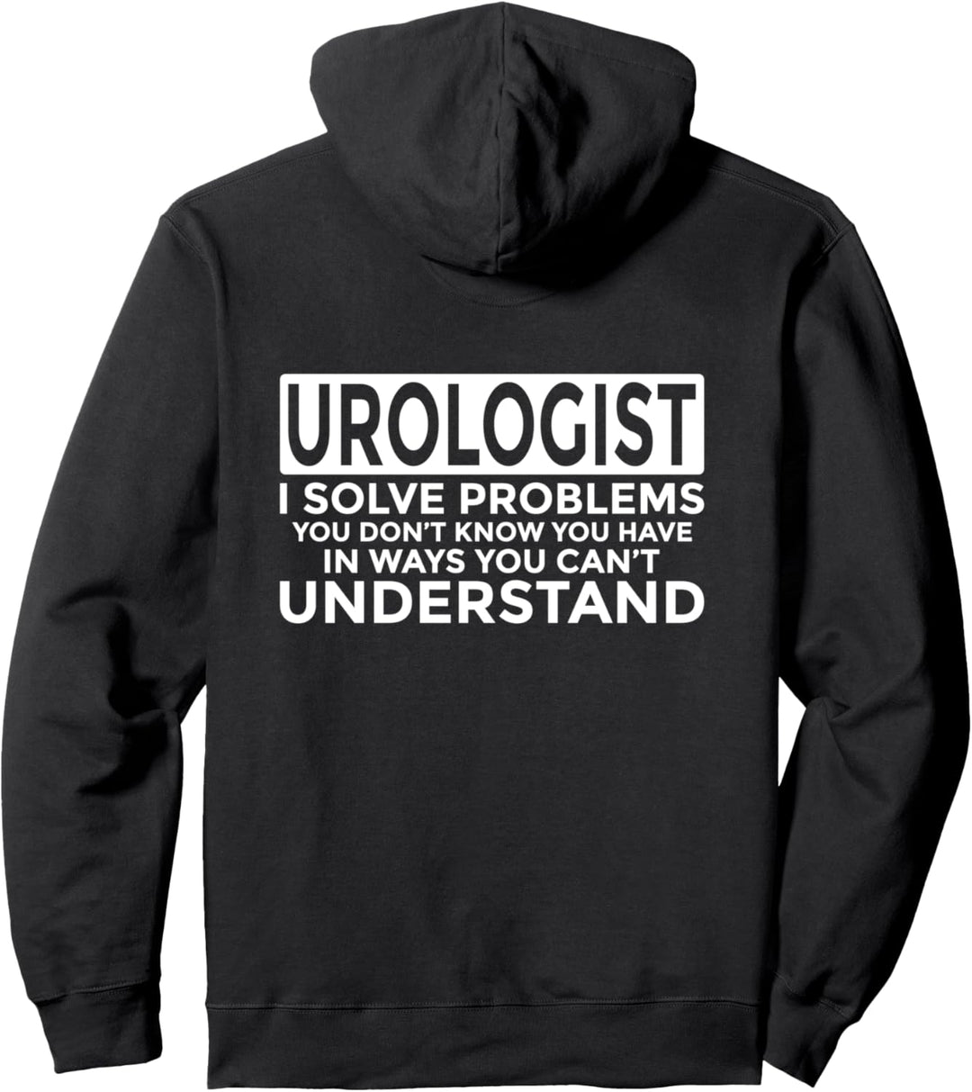 Urologe löst Probleme Lustige Urologie Pullover Hoodie