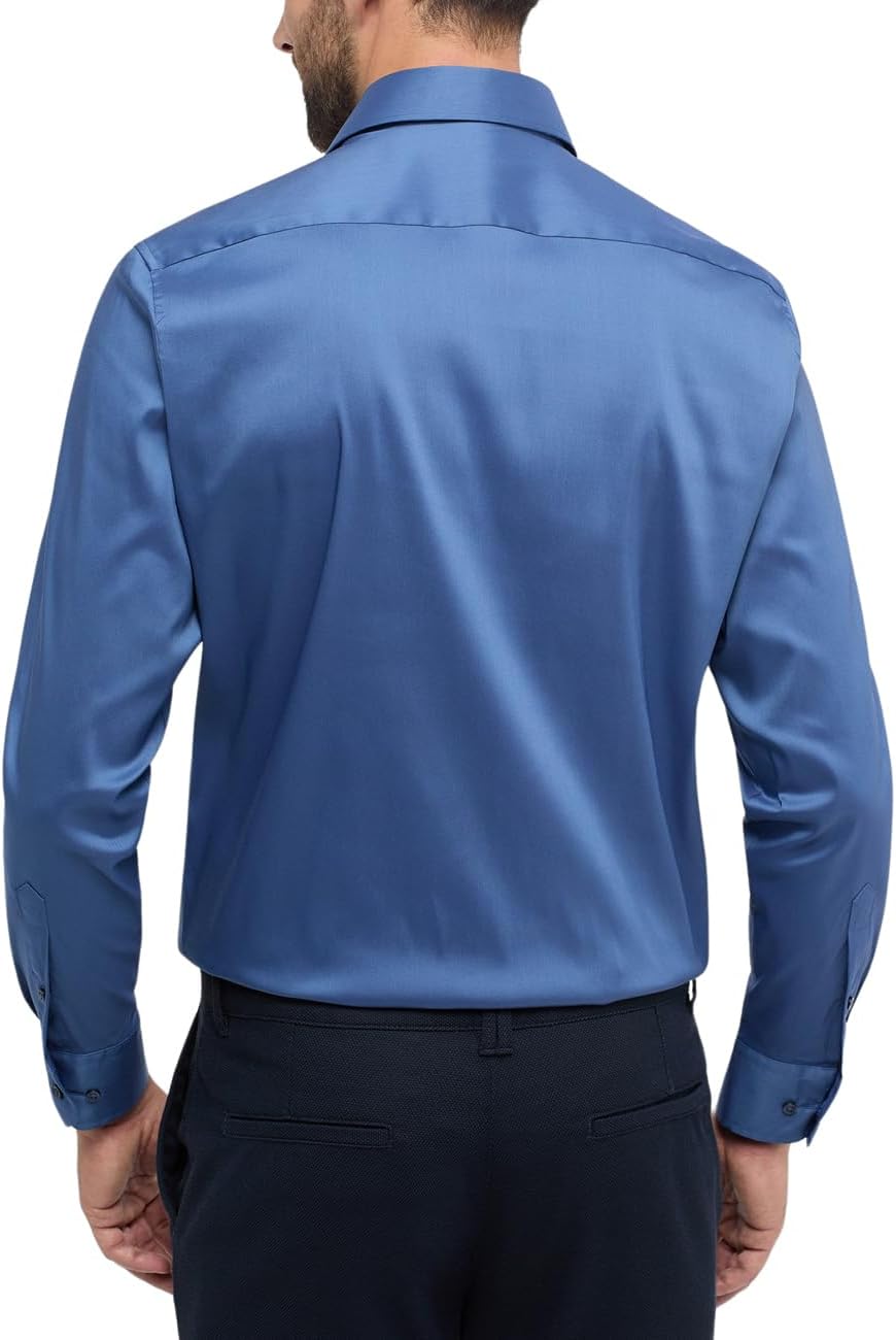 ETERNA Slim Fit Performence Hemd Langarm New Kent Stretch weiss 42, 42