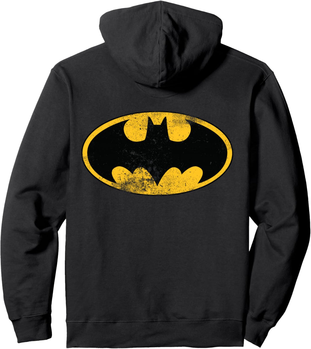 DC Batman-Logo, klassisch, im Used-Look Pullover Hoodie