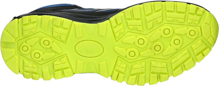 Brütting Herren Norwalk High Traillaufschuh 45 EU Blau Schwarz Lemon, 45 EU Blau Schwarz Lemon
