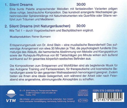 Silent Dreams, Audio-CD