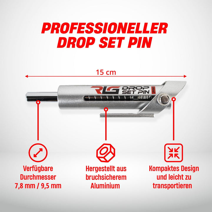 Drop Set Pins Pro für Fitnessstudios – Aluminiumstifte für den professionellen Einsatz beim Training