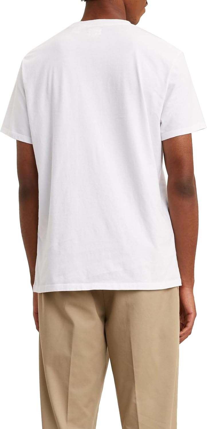 Levi's Herren Ss Original Housemark Tee T-Shirt XS Weiss, XS Weiß