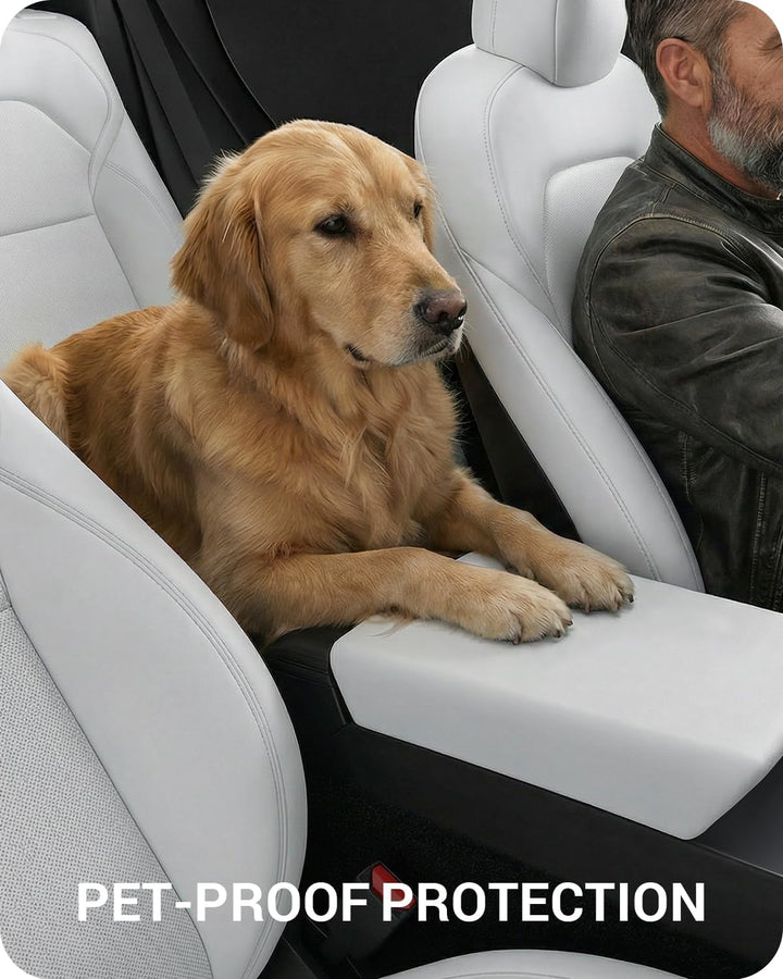 BASENOR Tesla Model 3 Model Y Mittelkonsole Abdeckung TPE Armlehnenabdeckung rutschfeste Schutzabdec