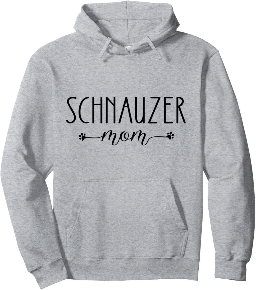 Dog Lover Schnauzer Mom Pullover Hoodie
