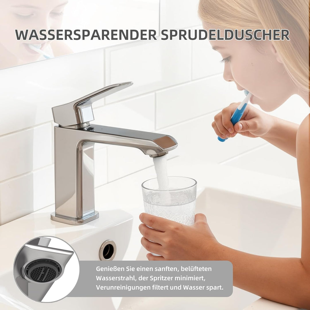 BELZ Wasserhahn Bad,Waschtischarmatur Einhandmischer Armatur Waschbecken mit Auslauf Höhe 86 MM,Wass