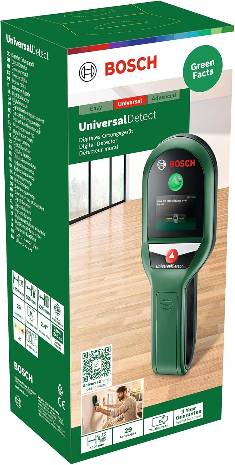 Bosch Ortungsgerät UniveralDetect (Schritt-für-Schritt Display Anleitung für einfache Bedienung, Lei