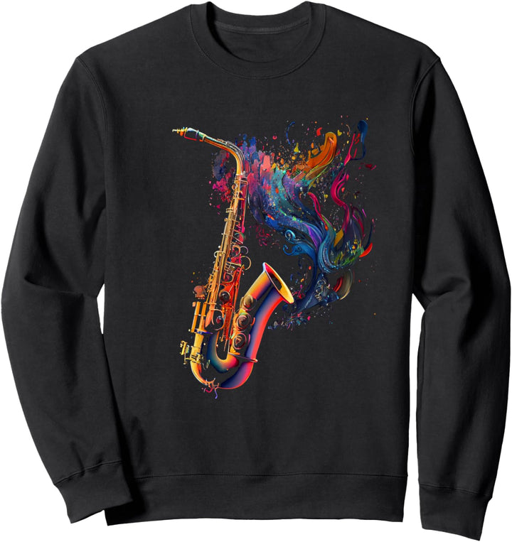Saxophon Musiker Saxophon Geschenk Sweatshirt