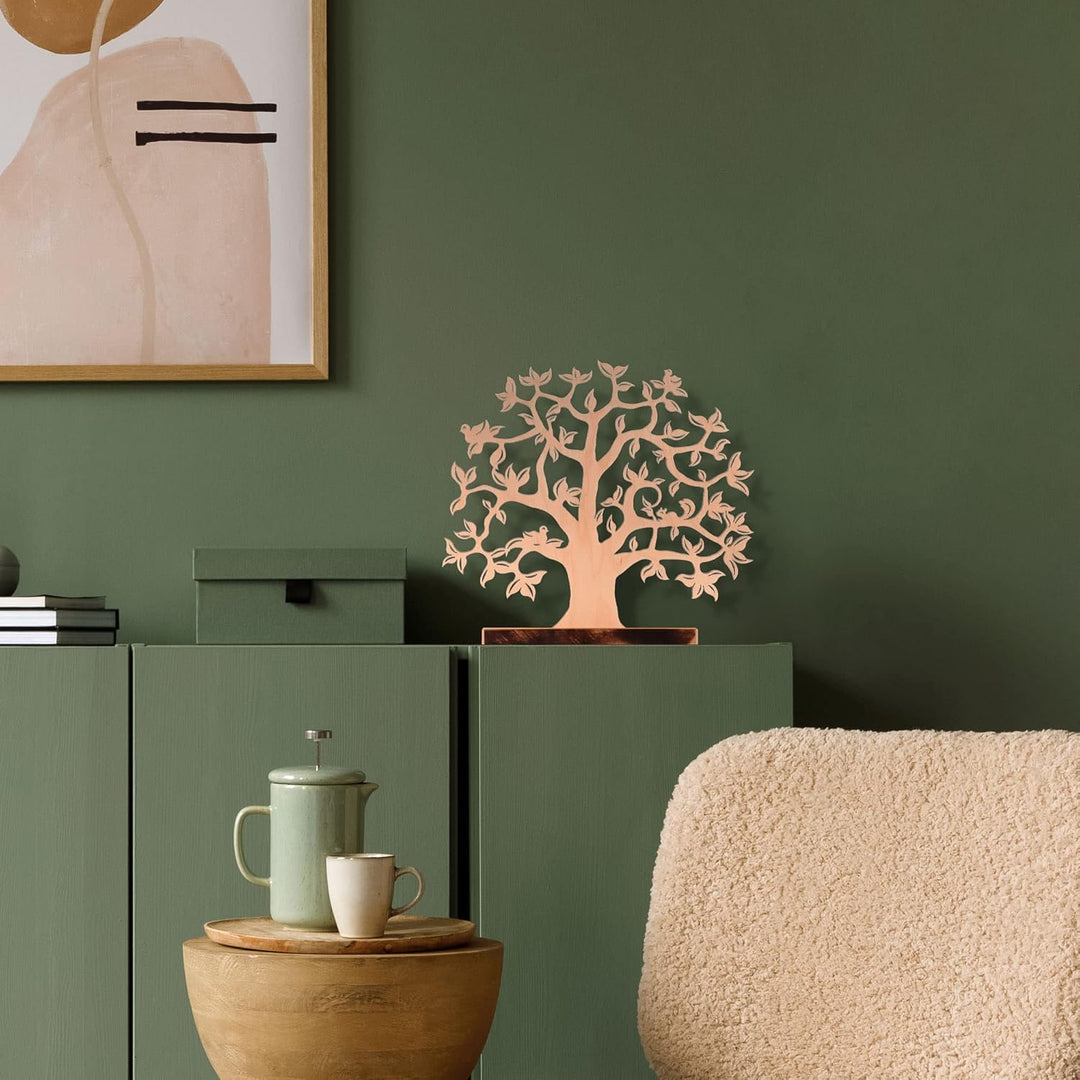 Holz Geldbaum mit Gravur, Kommunionsgeschenk, Lebensbaum Deko, DIY Verpackung für Geldgeschenke, Ges