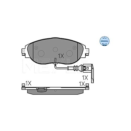 MEYLE 0252511720/W Bremsbelagsatz, Scheibenbremse