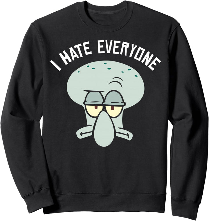 SpongeBob Schwammkopf Thaddäus Ich Hasse Alle Sweatshirt
