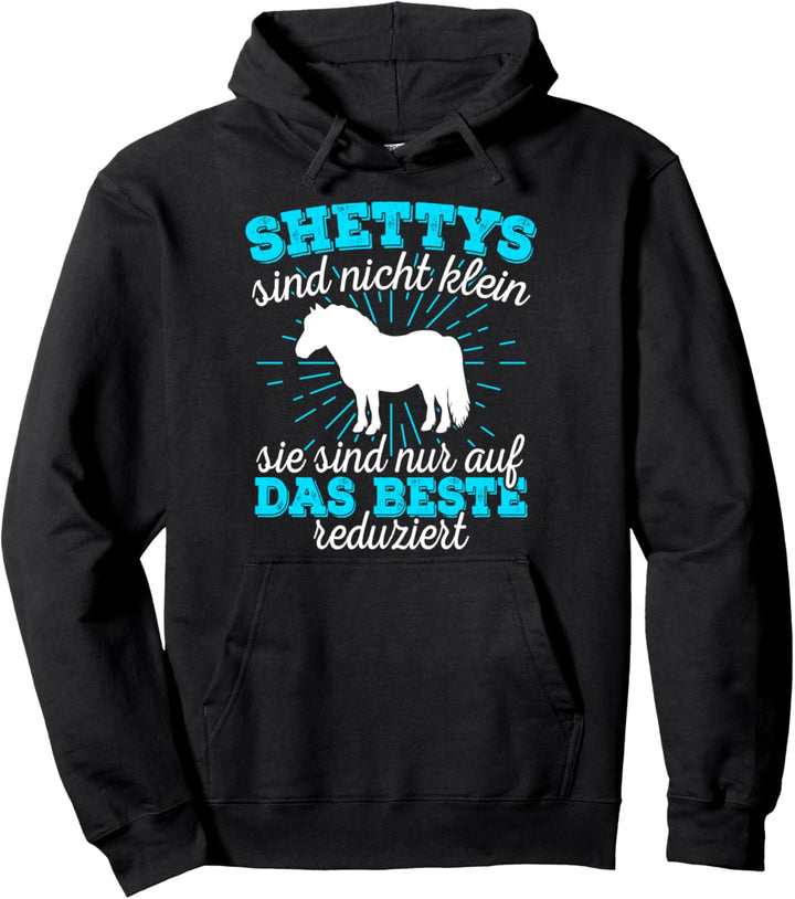 Shetty Shetland Pony Pferd Pferde Reiterin Damen Mädchen Pullover Hoodie