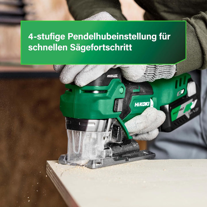 HIKOKI, Akku-Stichsäge, CJ36DB, (Basic)- (HSC II)- ohne Akkus und