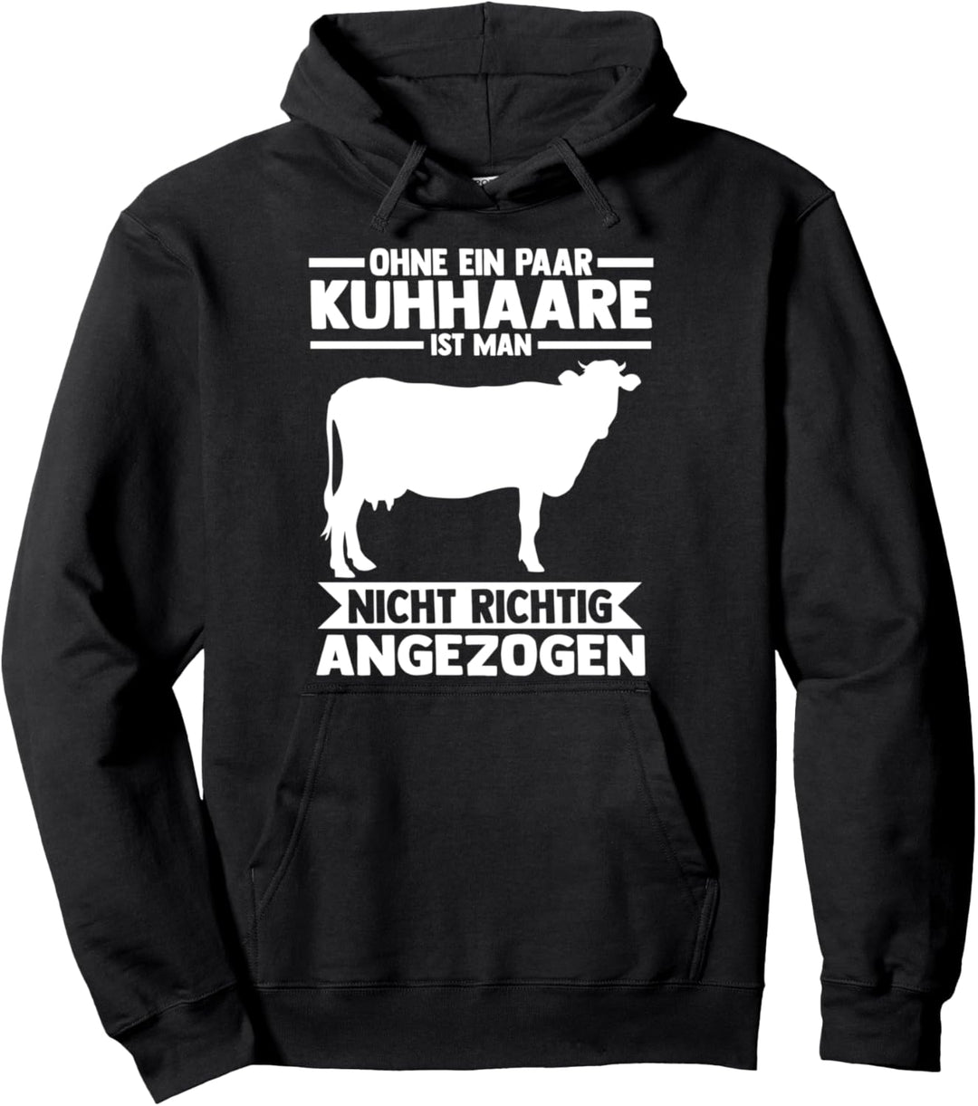 Bauernhof Kuhweide Bauer Landwirt Kuh Kühe Pullover Hoodie