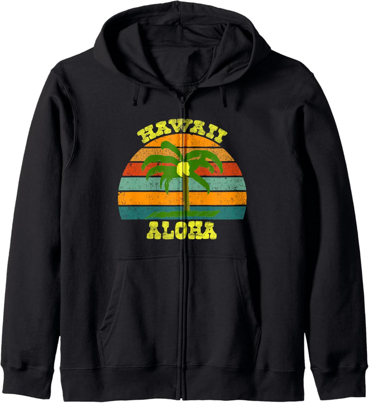 Vintage Hawaii Aloha Kapuzenjacke