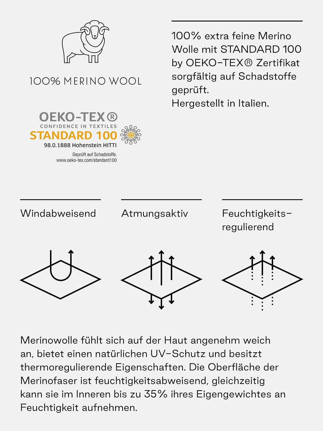 Enter the Complex® Armstulpen, Pulswärmer mit Daumenloch, Merino Wolle, Damen und Herren Olive, Oliv