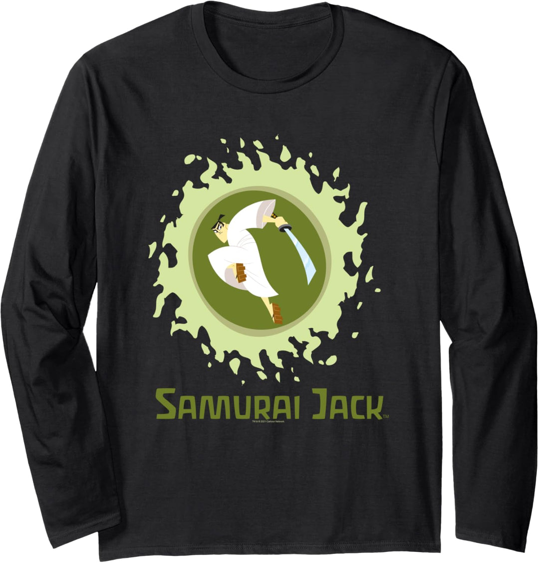 Samurai Jack Samurai Jack Green Eclipse Langarmshirt