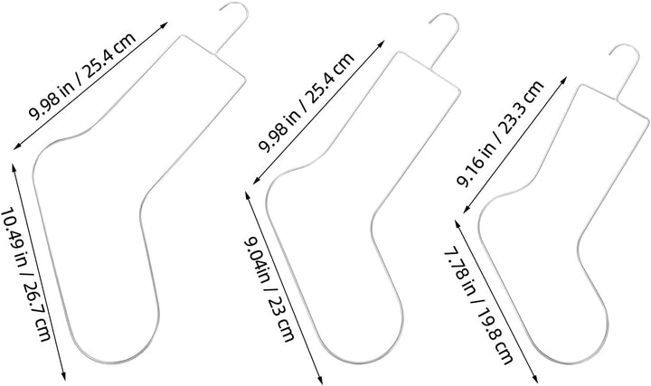 Angoily 6 Stück Metall Sockenspanner Für Strick- Und Häkelstrümpfe Formstabiler Sockentrockner Und D