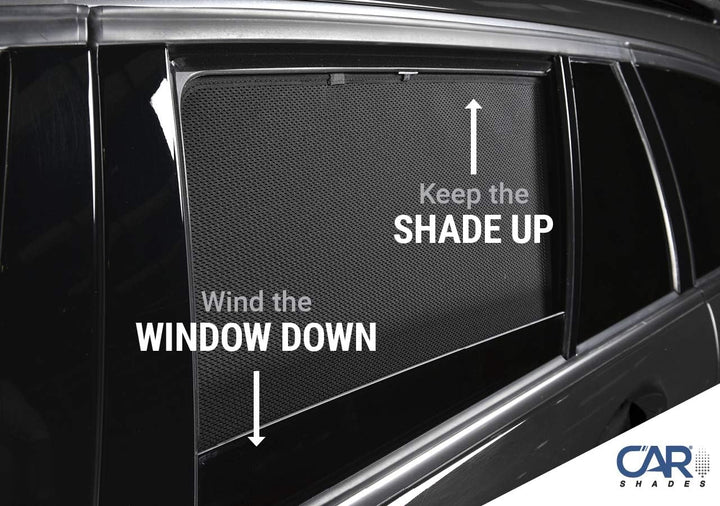 Satz Car Shades (Hintertüren) kompatibel mit Opel Zafira C 2012- (2-teilig)