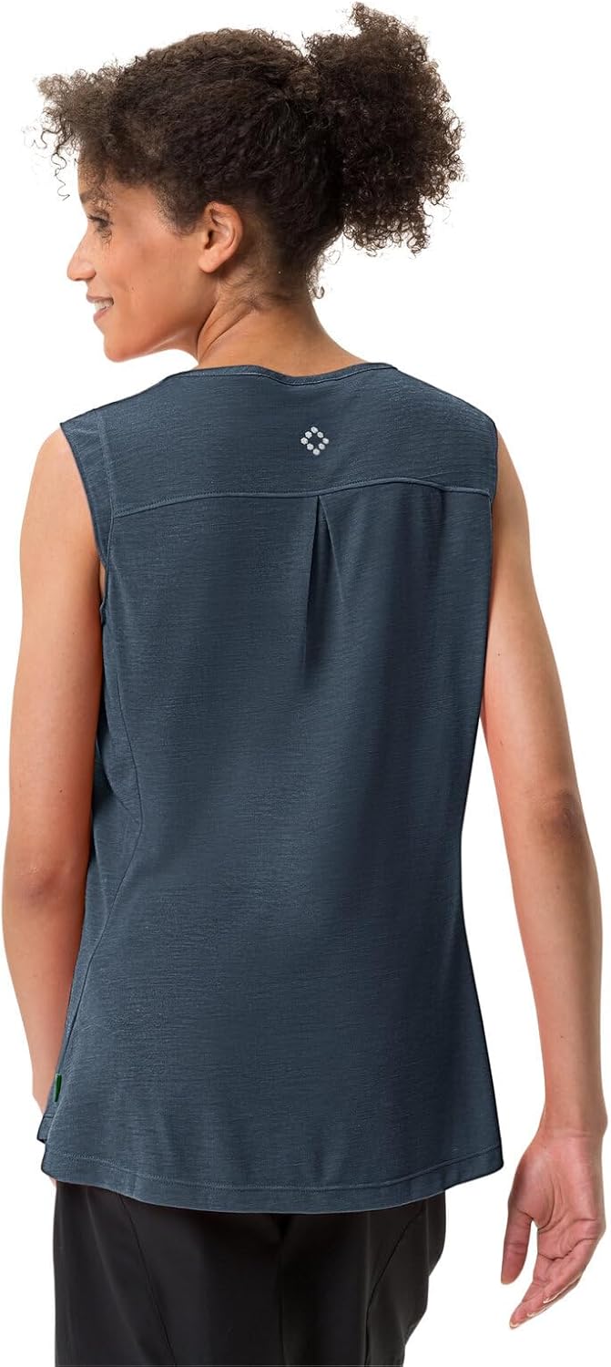 VAUDE Damen Women's Skomer Hiking Top Top 40 Dark Sea, 40 Dark Sea