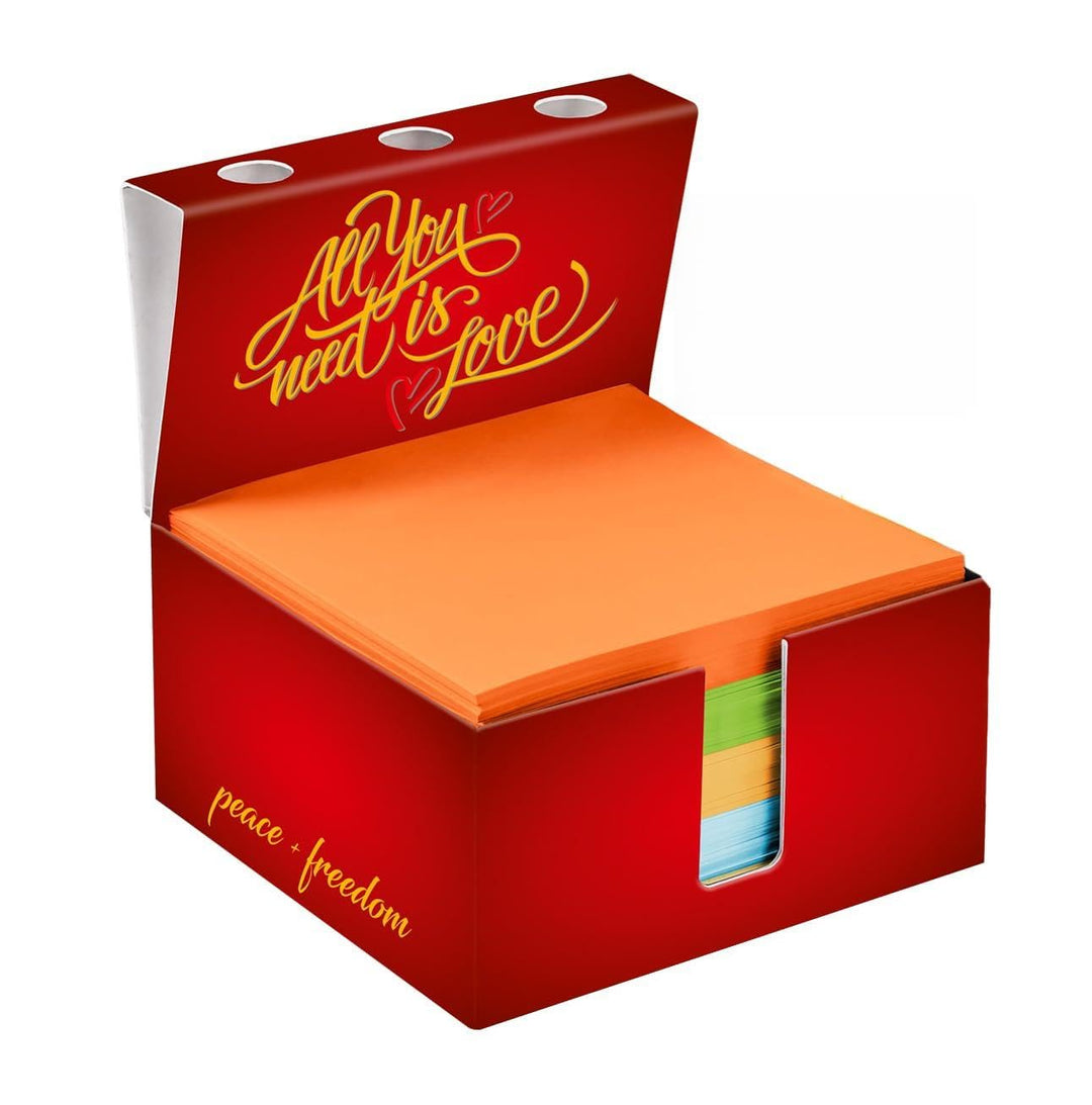 Zettelbox „handmade“, personalisierbar mit deinen eigenen Bildern, stabil verarbeiteter 400g Hartkar