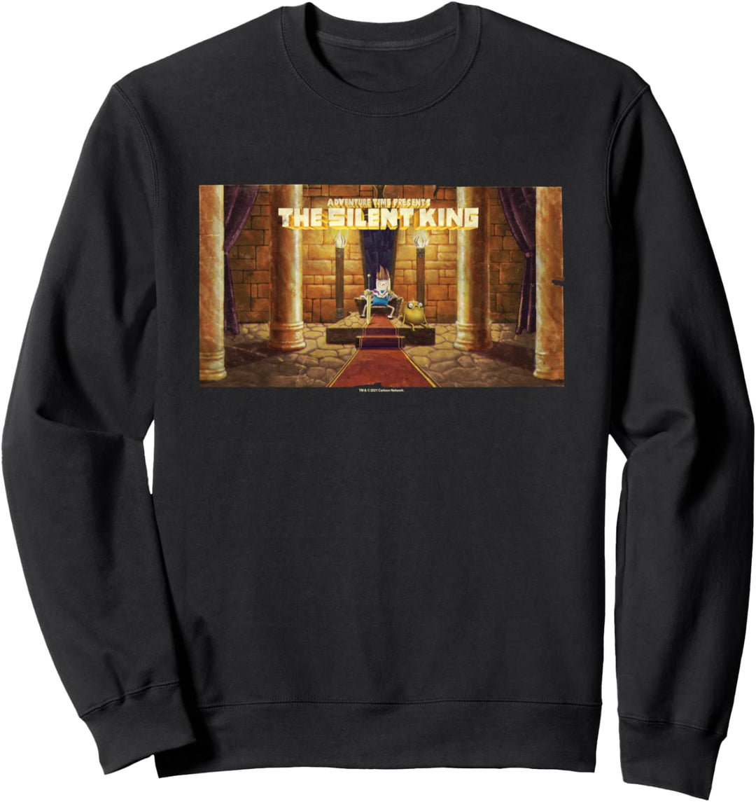 Adventure Time The Silent King Card Sweatshirt