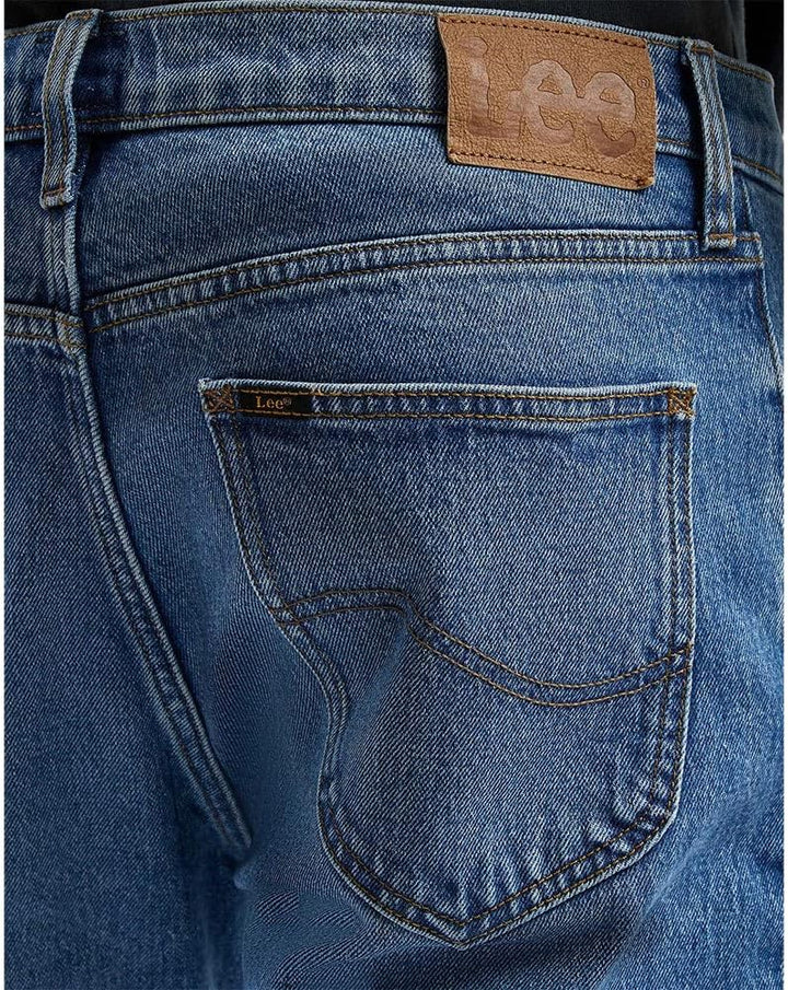 Lee Jeans Herren Stretch Regular Fit Daren Zip Fly Straight Fit Jeanshose Hose Denim Blau Schwarz Gr
