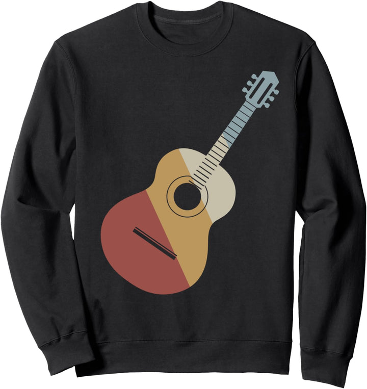 Gitarre Retro Style Vintage Sweatshirt