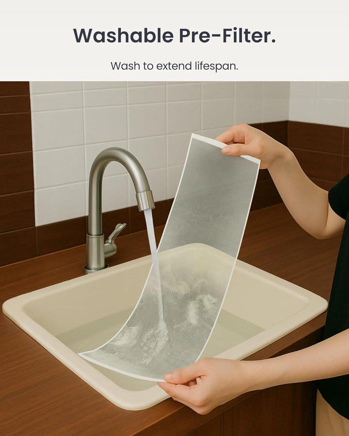 SwitchBot Ersatzfilter 2-Pack kompatibel mit SwitchBot Luftreiniger Air Purifier Accessories Weiss,
