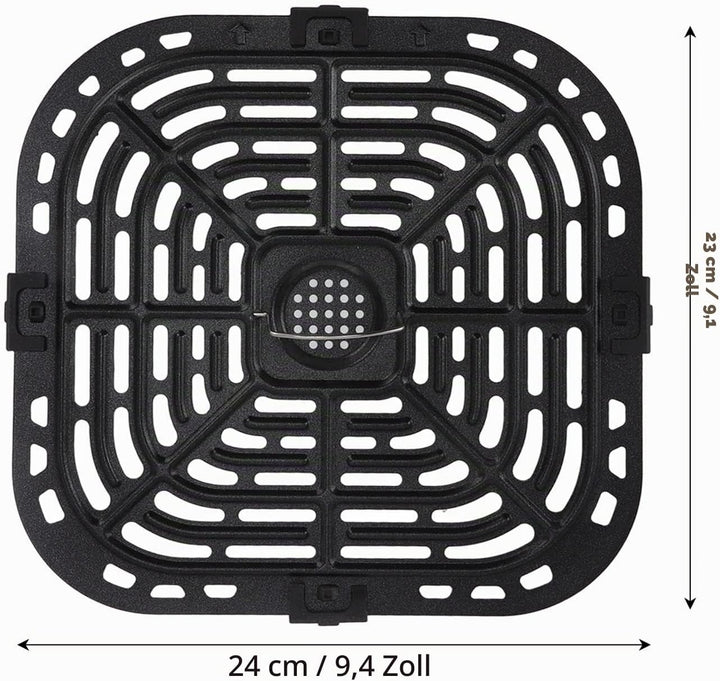 Fdit Luftfritteuse Ersatzgrill Ersatzblech Quadratisch, Instant Vortex Luftfritteuse Grillpfanne Ers