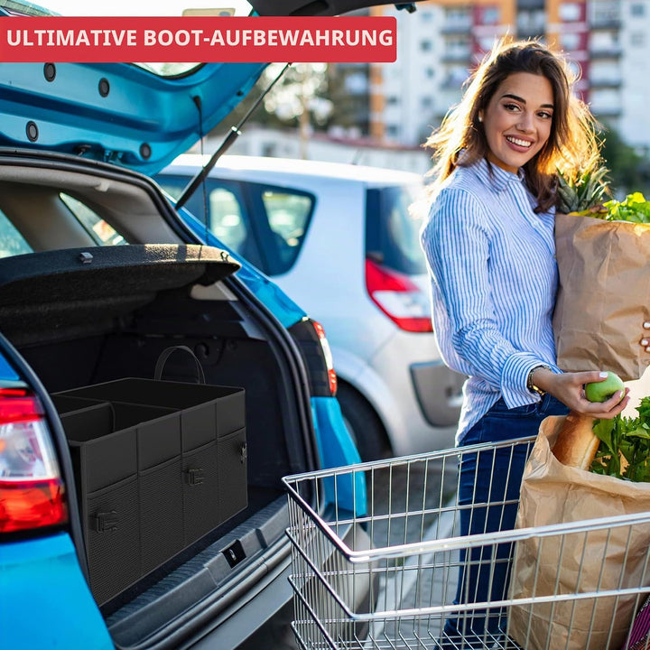 GADLANE Gross Kofferraum Organizer Auto Kofferraum Kiste Robuster Faltbare Einkaufstasche Werkzeug H