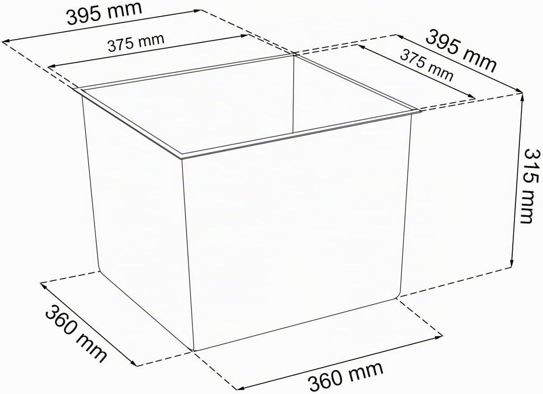 Pflanzgefäss L mit Innenverkleidung, Rattan, 75 cm hoch, anthrazit