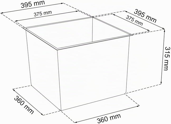 Pflanzgefäss L mit Innenverkleidung, Rattan, 75 cm hoch, anthrazit