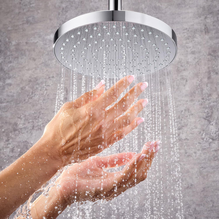 Mira 1.1799.001 Beat 200 mm Deluge Overhead chrom – (1) 200 mm Chrome, 200 mm Chrome