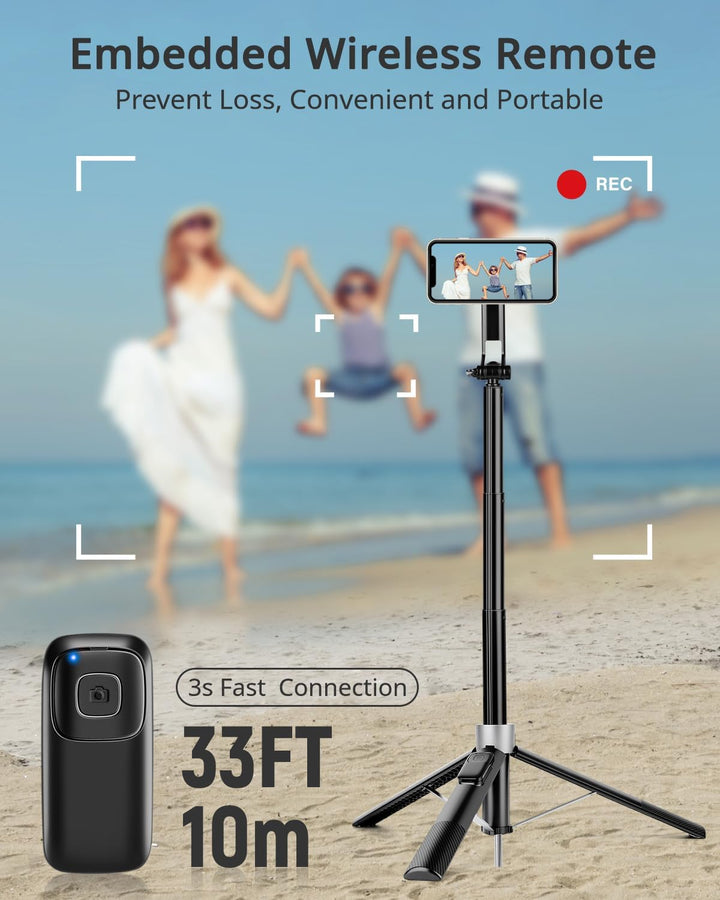 Victiv Stark Magnet iPhone Stativ, 180cm Magnetisches Handy Stativ mit Erdspiess mehr Stabilität für