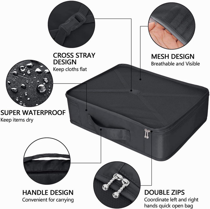 Koffer Organizer Reise Kleidertaschen 8 Sets/7 Farben Travel Gep?ck Organisatoren enthalten wasserdi