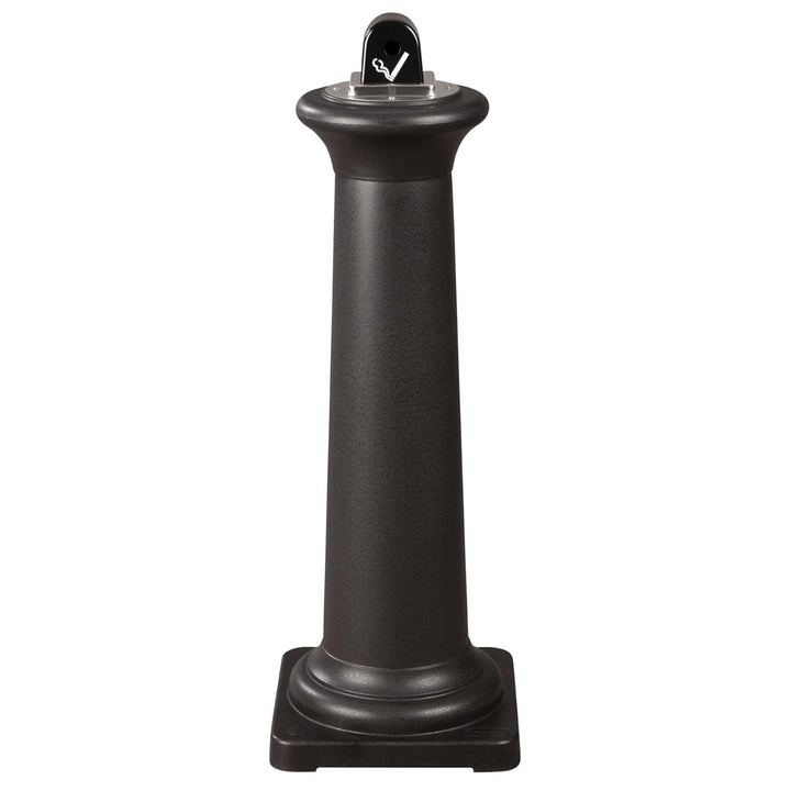 Rubbermaid Commercial Products GroundsKeeper Tuscan Ash Bin - Black Schwarz 35.7 x 35.7 x 103 cm, Sc