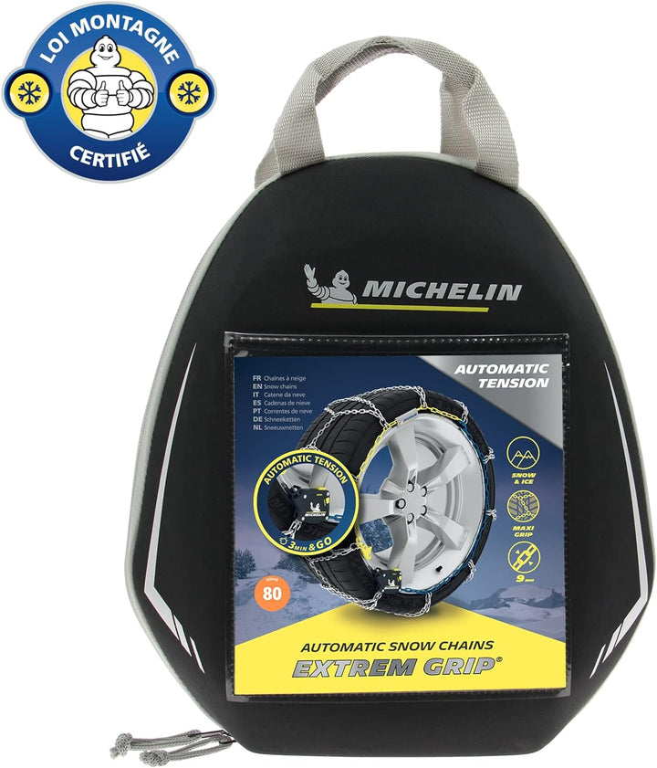 MICHELIN Schneeketten extremer Halt, automatische Spannung N°80, N°80