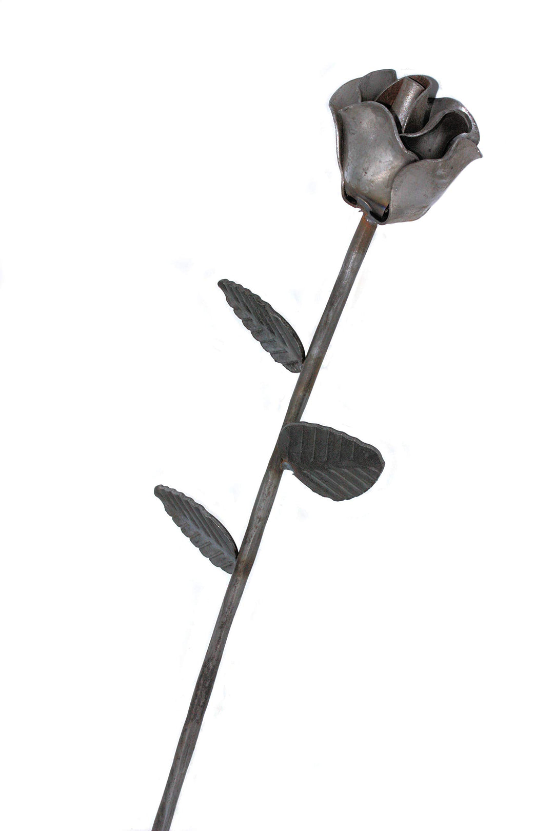 Rose Schmiedeeisen, Zierblume aus Stahl, Eisen Deko für Wohnen &amp; Garten, als Geschenk UVM. Recht, Re