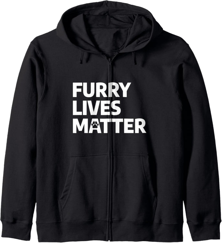 Furry Lives Matter Tier-Rettung für Katzen und Hunde Kapuzenjacke