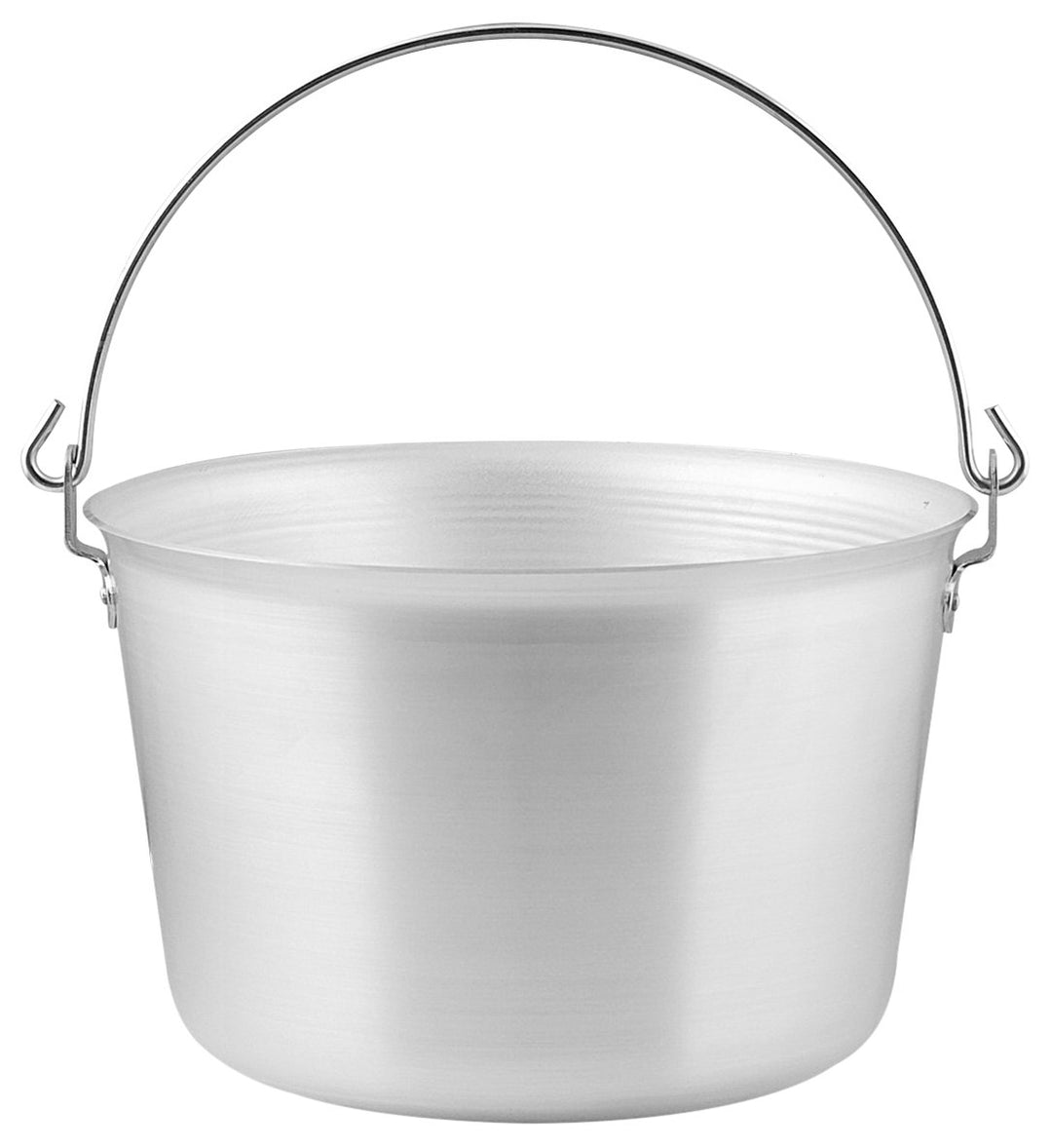 Pentole Agnelli Kessel-Polenta mit Griff Bügel Dicke 3 mm 38 cm 38 Liter, 38 Liter