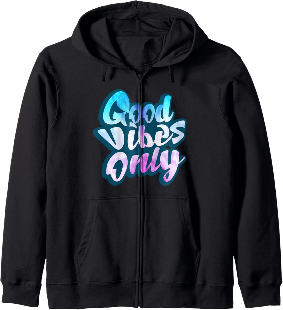Cool Good Vibe Only positive Laune Graffiti Leben Kapuzenjacke