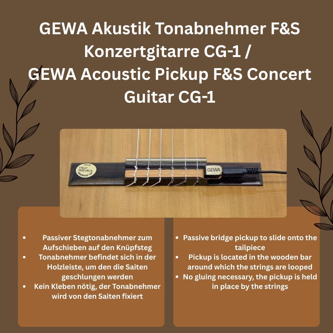 Fire &amp; Stone Konzertgitarren Tonabnehmer CG-1, CG-1