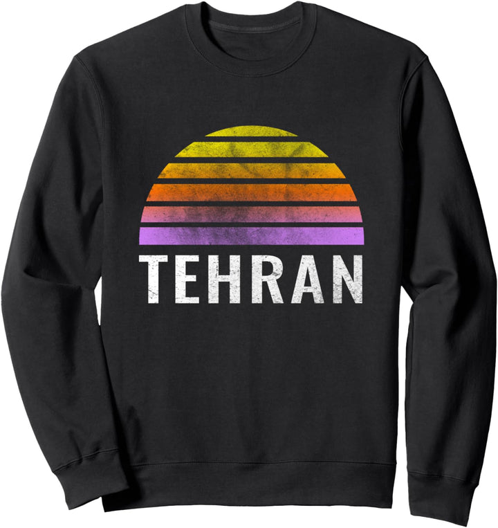 Throwback Sunset Vintage Teheran Design Sweatshirt