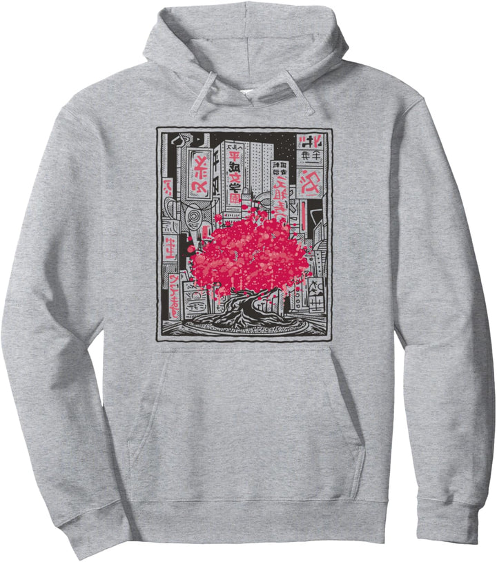 Japanischer Stadtbaum Japan Pullover Hoodie