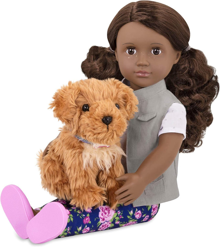 Our Generation Puppe Malia mit Hund 46 cm, BD31202C1Z