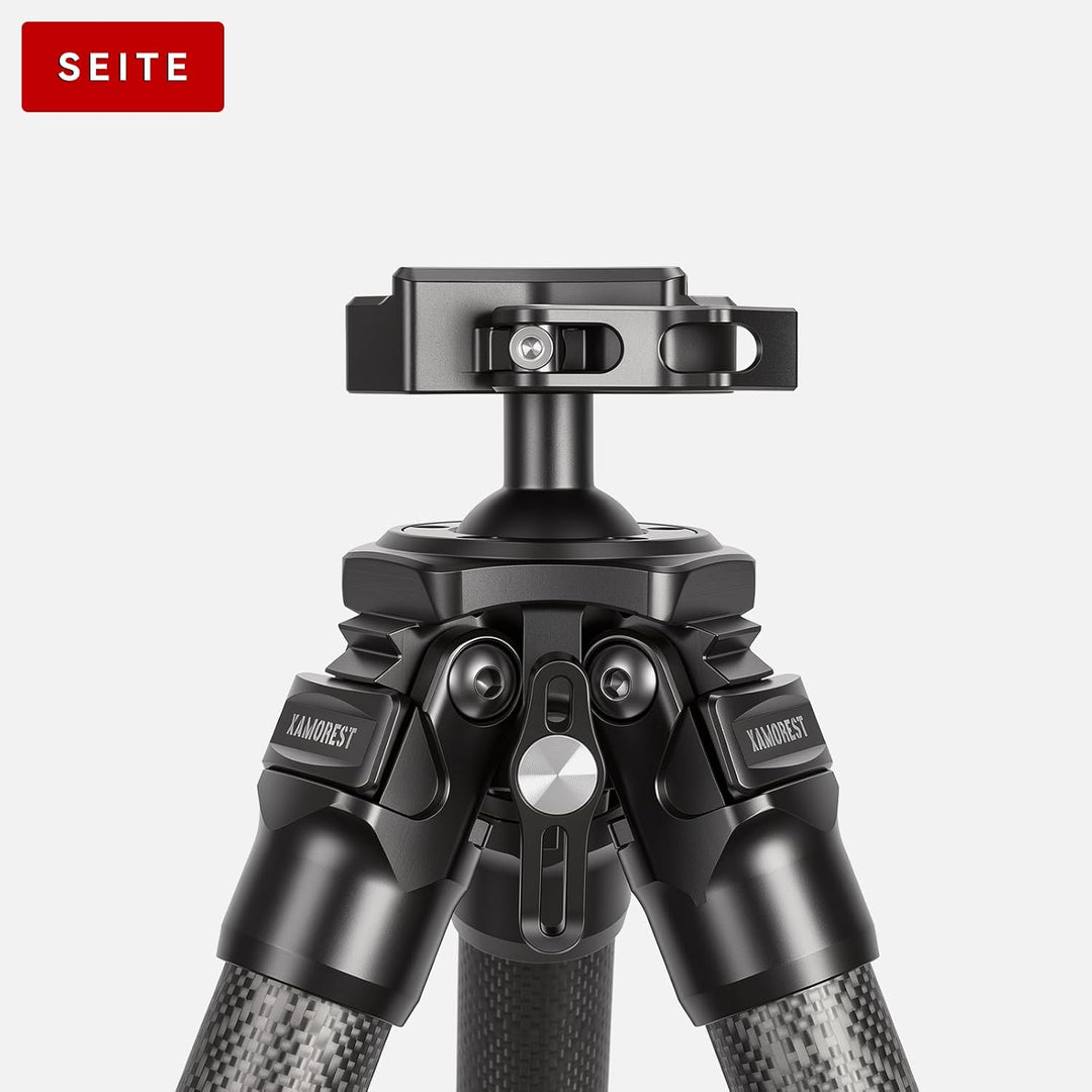 C283C Kompaktes Stativ aus Kohlefaser, 28 cm Rohrdurchmesser Jagdstativ, Picatinny- und Arca-Swiss-K