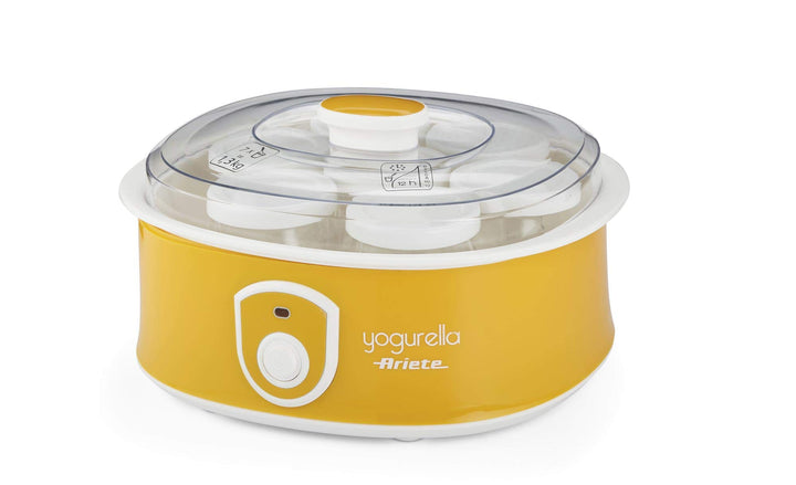 Ariete 617 Yogurella - Elektrischer Joghurtbereiter - 7 Gläser - 1,3 kg hausgemachter Joghurt - 20 W