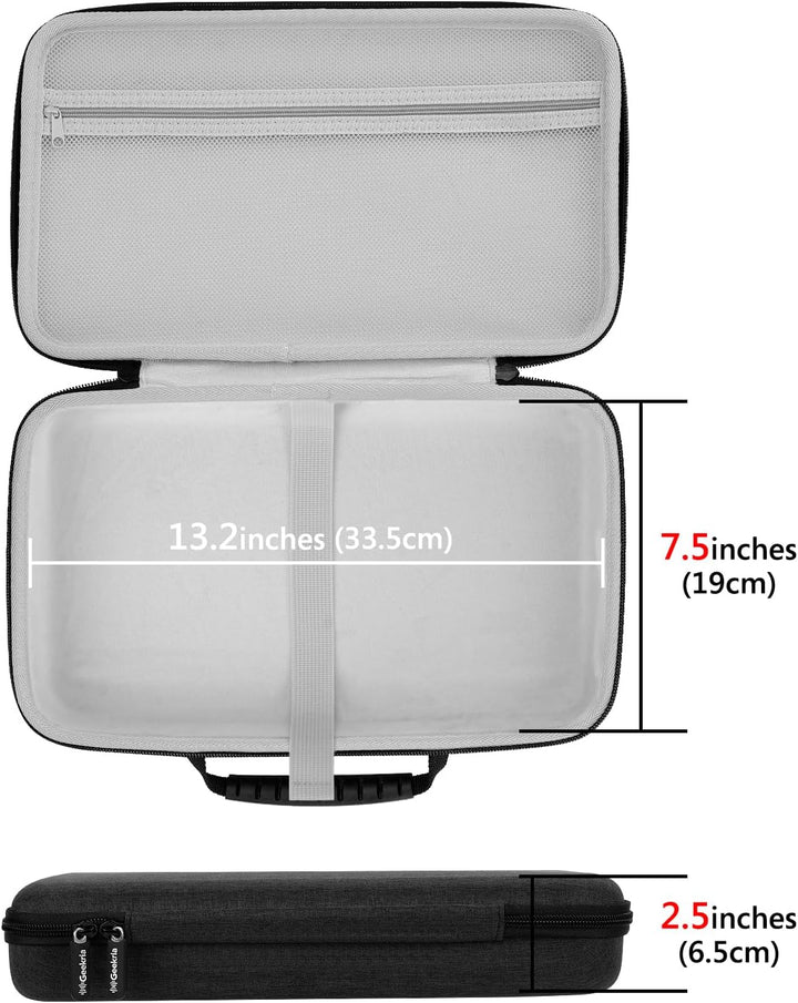 Geekria Hardshell-Case kompatibel mit Akai Professional MPK Mini MK3, 25-Tasten Ultra-portabler USB-