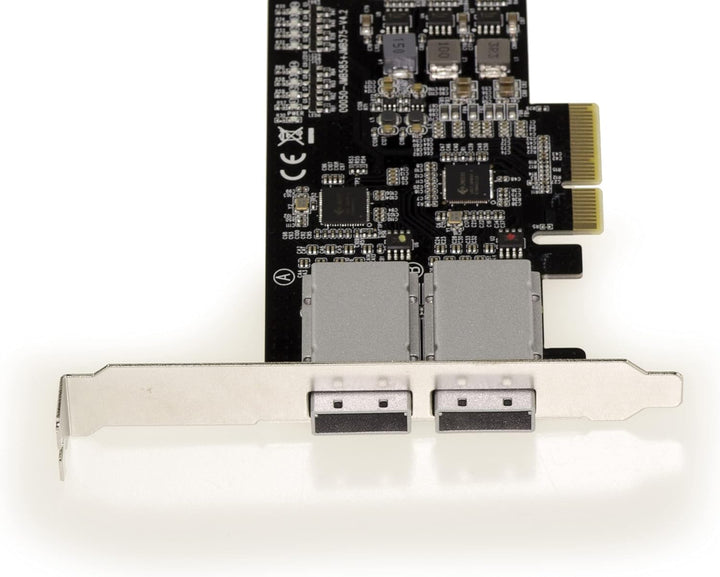 KALEA-INFORMATIQUE PCIe 2.0 4X SAS + SATA Controller-Karte - 6GB 8 Ports EXTERN SFF8088 mit Chipsatz